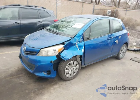 2012 Toyota Yaris L z USA, uszkodzony, nr VIN JTDJTUD32CD505090
